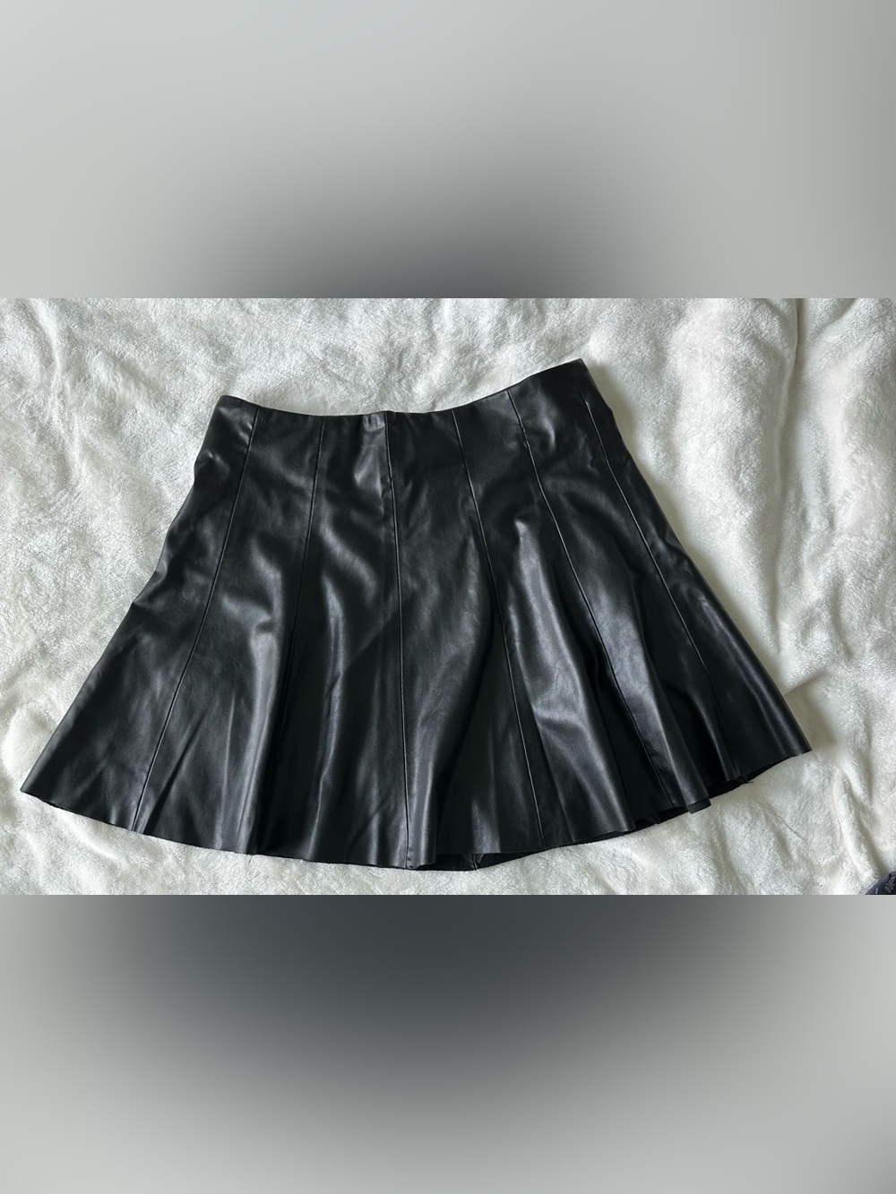 Zara Faux Leather Skirt